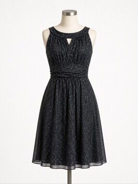 ENFOCUS Sparkle A-Line Sleeveless Dress